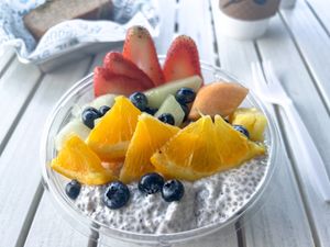 Chia seed pudding   at Kai in Kailua Kona