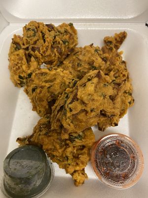 Pakora - delicious! at Spice King Renton in Renton