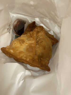 Samosa - delicious! at Spice King Renton in Renton