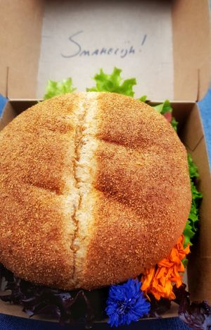 Vegan Centaur burger at Bloom's Heerlen in Heerlen