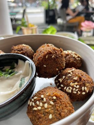 Falafel selection   at Al Salam in Cologne