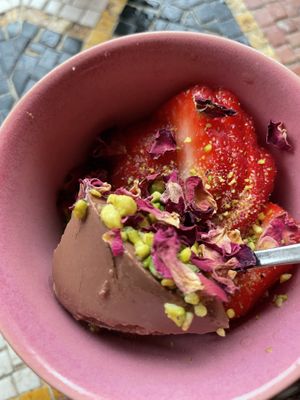 Vegan chocolate dessert   at Al Salam in Cologne