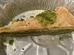 Vegan baklava   at Konfa Knafeh in Tel Aviv