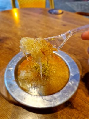 Vegan Knafeh at Knafeh Al Jamila in Tel Aviv