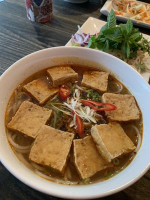 Spicy tofu soup £8.99 at Vnam in Manchester