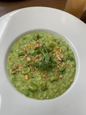 Vegan risotto at Howies in Edinburgh