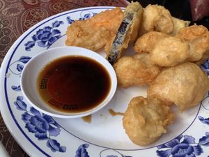 Vegetable tempura  at Big Bowl Noodle Bar in Liverpool