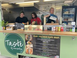 Very quick service, even on a busy bank holiday  at Taste of Cambridge - Food Van in Cambridge