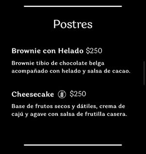 Menú  at Mushroom Bar in Montevideo