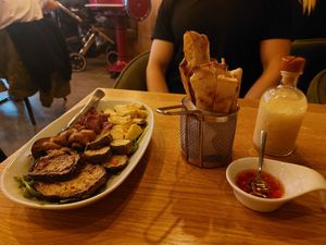 veganes antipasti at Pinsa Manufaktur in Ludwigsburg