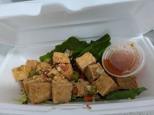 Extra tofu side at Pho Vina in Burien