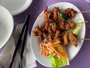 Vegan fried pork at Pho Vina in Burien
