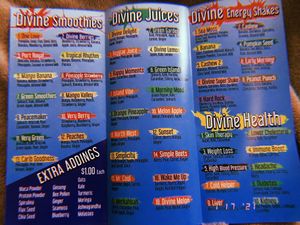 Smoothies, Juices, Healthy Additions at Divine Health Juice Bar in Waterbury