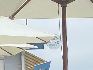 Just outside Sandown at Fins Beach Cafe in Sandown