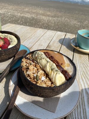 Praline bowl   at Fins Beach Cafe in Sandown
