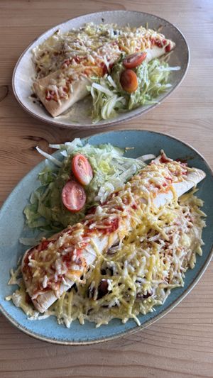 Vegan Burrito  at De Duinerij in Bergen Aan Zee