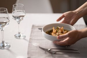 Field Shrimps ! at 5SENSES Restaurant in Santorini