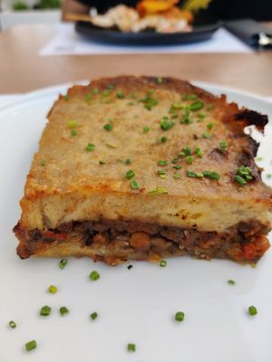 Moussaka at 5SENSES Restaurant in Santorini