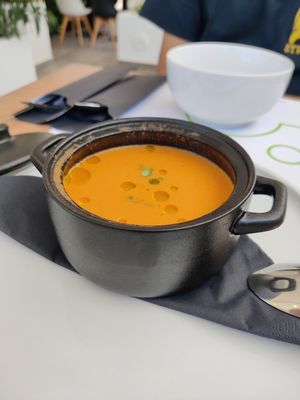 Gazpacho at 5SENSES Restaurant in Santorini