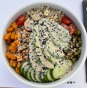 Incredible Garden Bowl! at 5SENSES Restaurant in Santorini