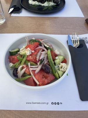 Ethnic Salad at 5SENSES Restaurant in Santorini