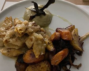 Chicky strips at 5SENSES Restaurant in Santorini