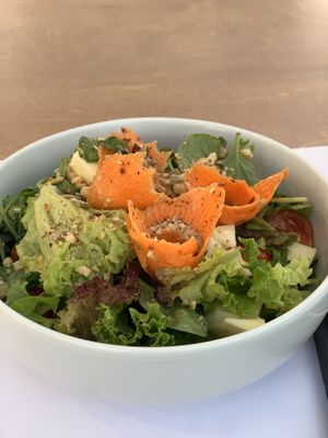 Crunchy green Salad  at 5SENSES Restaurant in Santorini