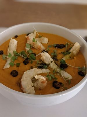 Main: Field Shrimps at 5SENSES Restaurant in Santorini