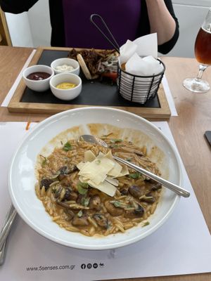   at 5SENSES Restaurant in Santorini