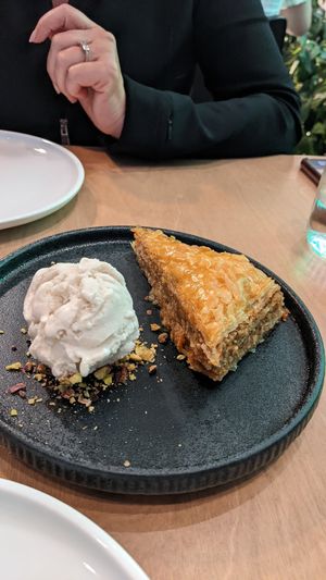 Baklava at 5SENSES Restaurant in Santorini