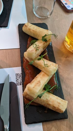 Cheese sticks at 5SENSES Restaurant in Santorini