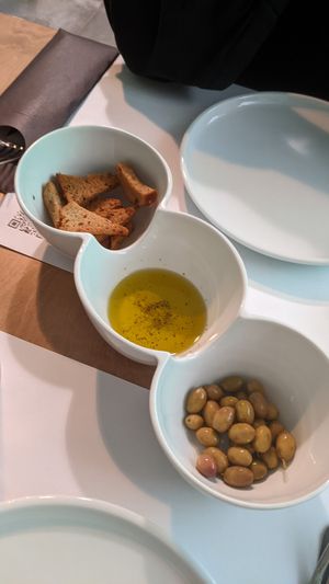 Entrée at 5SENSES Restaurant in Santorini