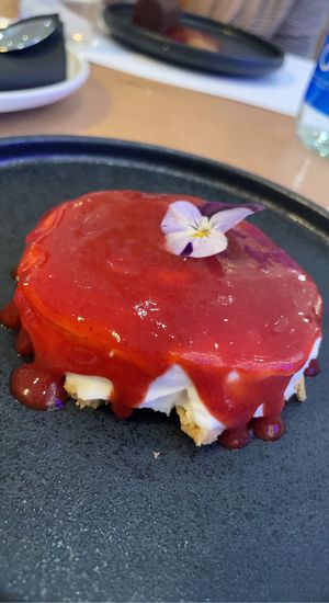 Cheescake  at 5SENSES Restaurant in Santorini