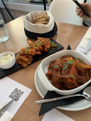   at 5SENSES Restaurant in Santorini