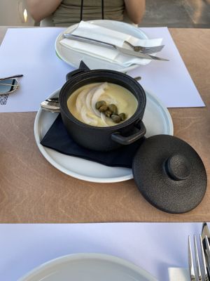   at 5SENSES Restaurant in Santorini