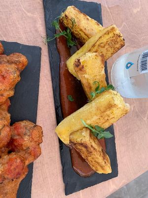 fried cheese  at 5SENSES Restaurant in Santorini