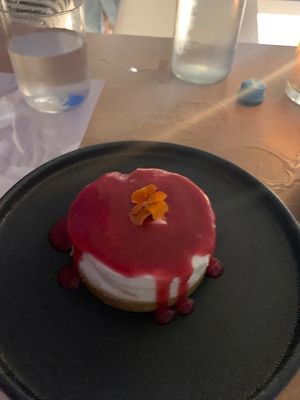 cheesecake   at 5SENSES Restaurant in Santorini