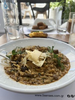   at 5SENSES Restaurant in Santorini