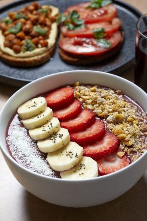 Acai bowl! at 5SENSES Restaurant in Santorini