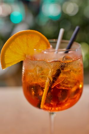 Aperol Spritz !! at 5SENSES Restaurant in Santorini