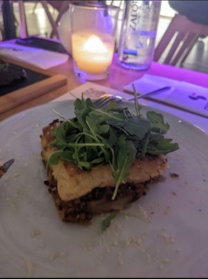 Moussaka at 5SENSES Restaurant in Santorini