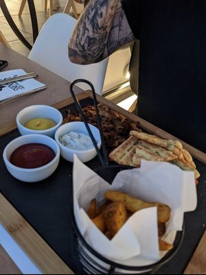 Mushroom Gyros at 5SENSES Restaurant in Santorini