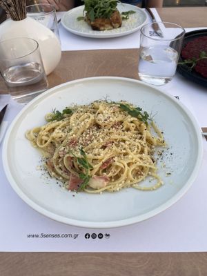   at 5SENSES Restaurant in Santorini