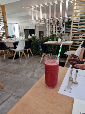 Beautiful place, right in the centre of town. Plenty of seating and terrific menu at 5SENSES Restaurant in Santorini