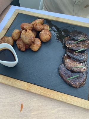Round steak  at 5SENSES Restaurant in Santorini