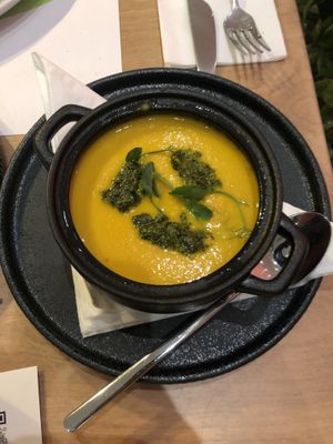 Karotten Suppe  at 5SENSES Restaurant in Santorini