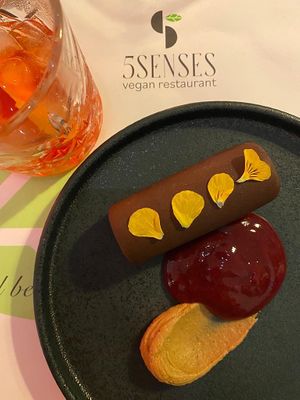   at 5SENSES Restaurant in Santorini