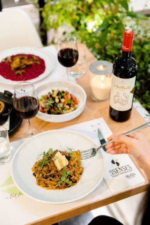  at 5SENSES Restaurant in Santorini