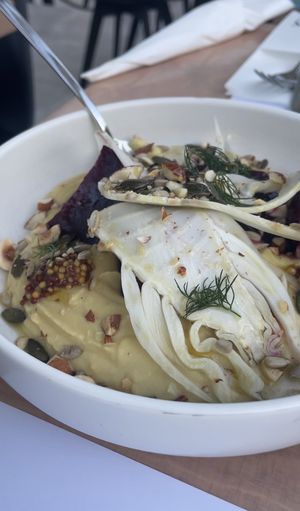 Fava bean dip  at 5SENSES Restaurant in Santorini