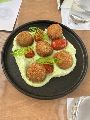 Potato App  at 5SENSES Restaurant in Santorini